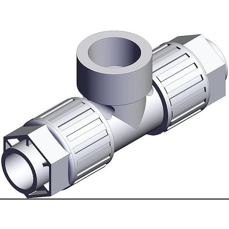 Smc High Purity Fitting, Adapter, PFA, Tee LQ3B5C-FN