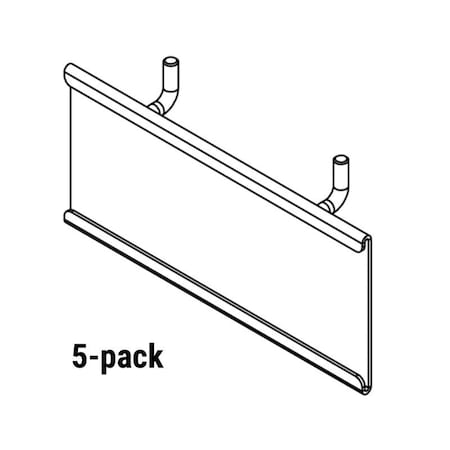 Retail First Black Metal Sign Holder 2.25 in. H X 5.25 in. L 1000-000298