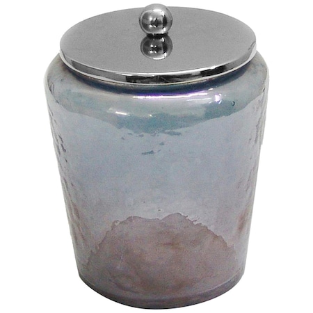 Nu Steel Smoke Glass Canister - Large GC-5406-L