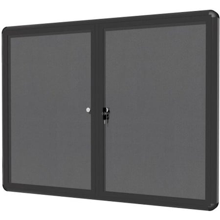 Mastervision Enclosed Bulletin Board 3x4ft.ft., 2 Door VT640103727