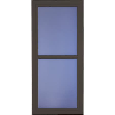 Larson Easy Vent 146 Series 36'' Wx81'' Hx1-7/8'' Thick Brown Full View Aluminum Storm Door 14604042