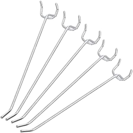 Neiko 6 in Pegboard Hook Organizer Kit, 50 Pack for Garage Organization 53102A