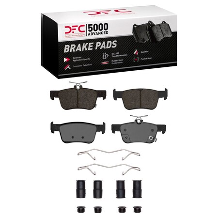 Dfc 5000 Advanced Disc Brake Pad Set, 1551-2102-01