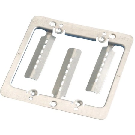 Nvent Caddy Communication Bracket, 2 Gangs, Steel, - Box Type MPLS2