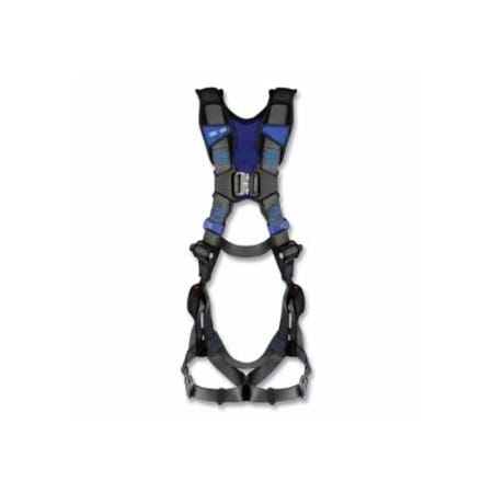 Dbi-Sala ExoFit, X300 X-Style Vest Safety Harness, Back D-Ring, Med/Lg, Auto-Locking QC/Revolver 098-1403199