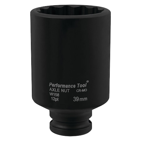 Performance Tool 39Mm Toyota Axle Nut Socket, W158 W158