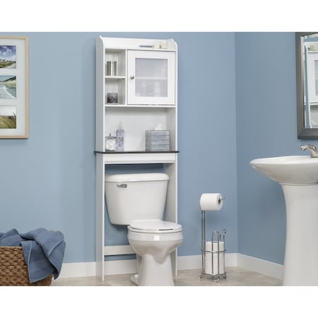 Sauder Etagere, Soft White, 68.071 in H, 23.307 in W 414111