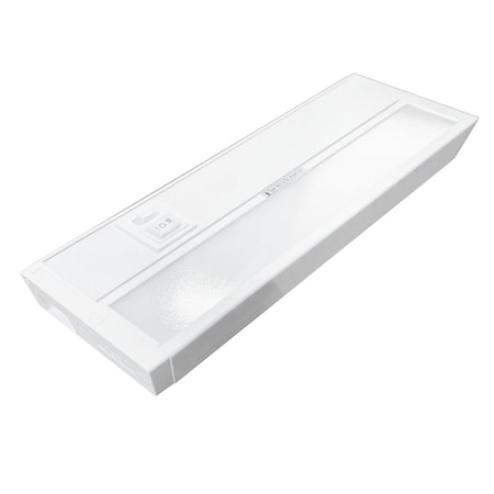 J&H Led 8 in. Hardwired White Integrated LED Dimmable Under Cabinet Light JH-SPLGW-52Y