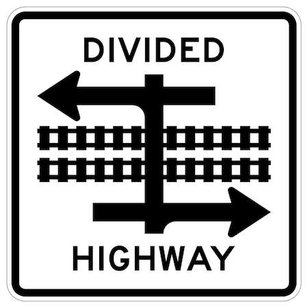Sign Solutions Usa Traffic Sign, 24 in Width, Aluminum Sign, Square DUS06HWT2424R15-7