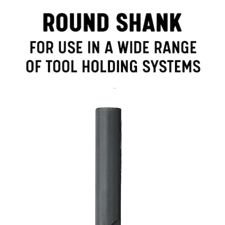 Drill America 9/64" Cobalt Drill Bit - 135° Split Point, 1/4" Hex Shank For Impact Drivers - View #6
