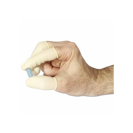 North Nitrile Anti-Static Finger Cots, 125LNR, Rolled, Medium, White, 5PK 068-125LNR/M