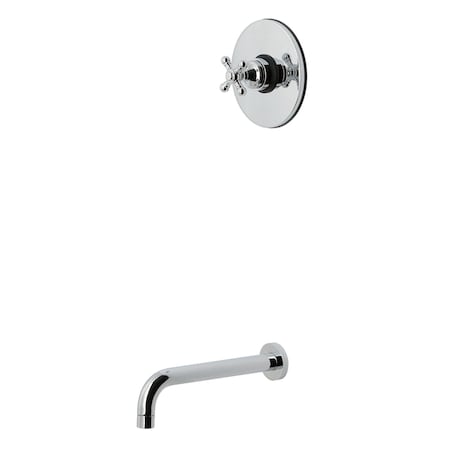 Kingston Brass Single-Handle Pressure Balanced Tub Faucet, Polished Chrome KB6331BXTO