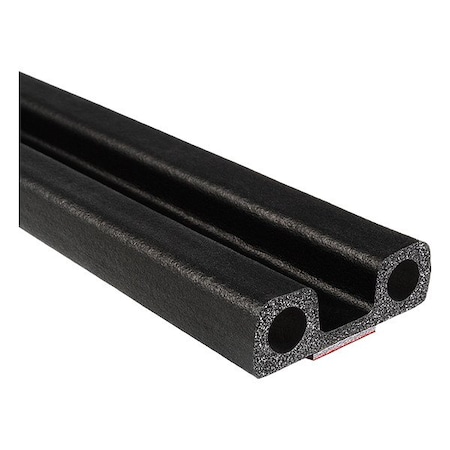 Trim Lok Inc Rubber Seal, Black, 100 ft L X402BT-100