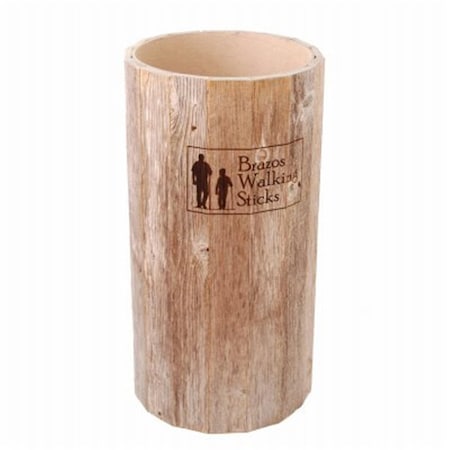 Brazos Walking Sticks BarnWood Rustic Display Barrel 229644