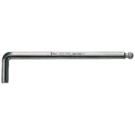 Wera 950 PKL L-key, metric, chrome-plated, 5 x 160 mm 5022060001