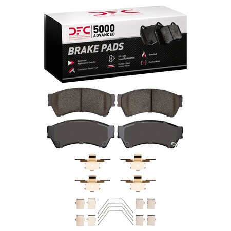 Dfc 5000 Advanced Disc Brake Pad Set,  1551-1164-01