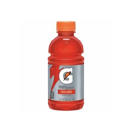 Gatorade Thirst Quencher, 12 oz, Bottle, Fruit Punch, 24PK 308-12196