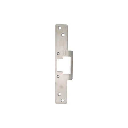 Hanchett Entry Systems Faceplate 9in x 1-3/8in, Radius Corners, Cylindrical Latches Max 5/8in Throw. 805-630