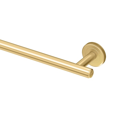 Gatco Latitude II 24" Towel Bar, Brushed Brass 4230