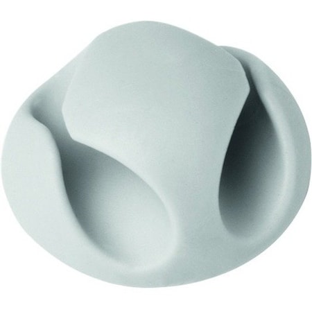 Durable Office Products Cable Clips for 2 Cables Grey, PK 6 503810