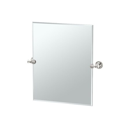 Gatco Tavern 24" Frameless Rectangle Mirror, Polished Nickel 4129SM