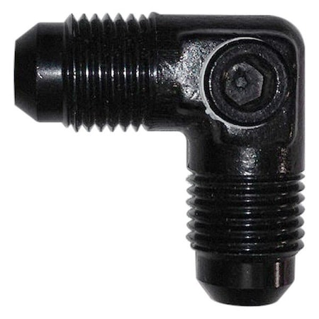 Fragola 495023-BL -4 AN Male x 0.12 in. FPT 90 deg Inline Gauge Adapter FRG495023-BL