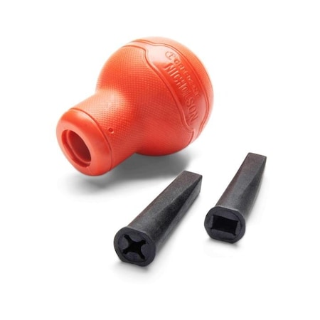 Nicholson File Handle, Short Round, W Inserts 21474G