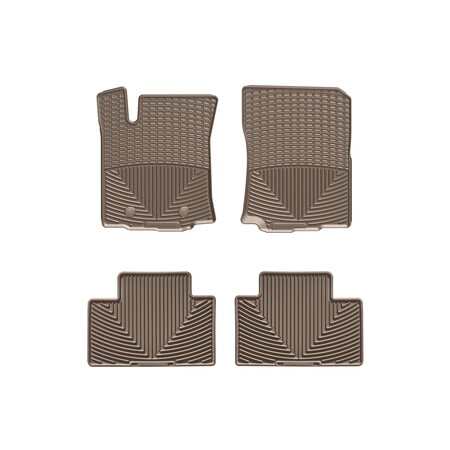 Weathertech Tan, Front and Rear All Weather Floor Mats W377TN-W136TN