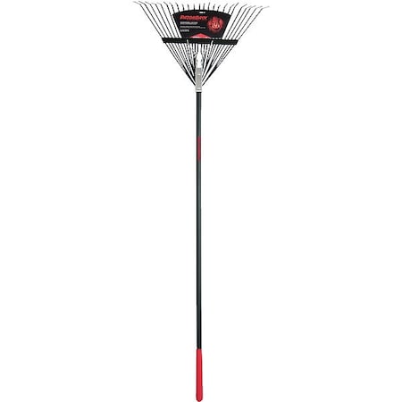 Razor-Back 23 in Steel Steel Tines Leaf Rake, 24 Tines, 54 in L Fiberglass Handle 2915212
