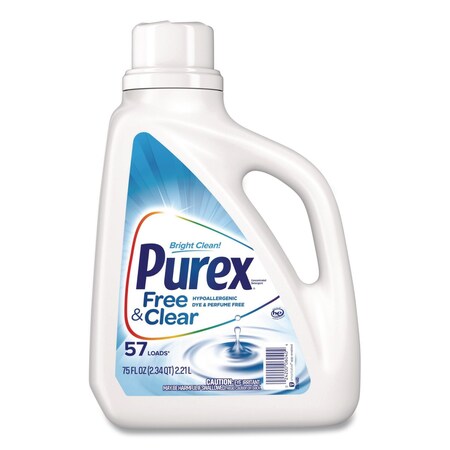 Purex Cleaners & Detergents, 75 oz Bottle, Liquid, Unscented 2420006040
