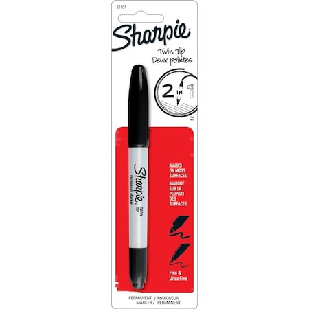Newell Brands BLK Twin Tip Sharpie 32101PP