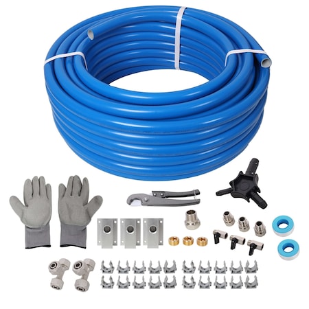 Wrightmaster 3/4in. x 100ft Air Compressor Piping, High Quality PEX-AL-PEX Tubing, Air Hose Kit Air Compressor Ac ZR-220512