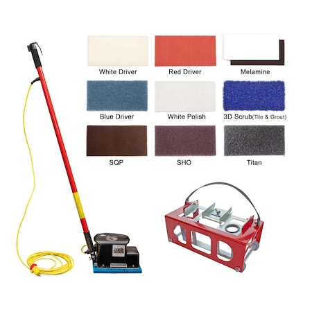 Square Scrub Floor Scrubber/Polisher SS EBG-9-DLX
