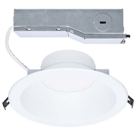Satco 30/22/16 Wattage Selectable 2700K/3000K/3500K/4000K/5000K CCT Commercial LED Downlight 8 in S13512