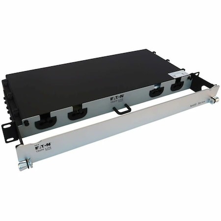 Eaton Tripp Lite Series Preloaded Fiber Panel, 1U - 4x 12F MTP/MPO-APC to 4x LC Duplex F/M 8F Trunk, RJ45 N48S-4M8L4-10