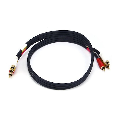 Monoprice Triple RCA Dubbing Cable, RG59U, 3 ft. 2196