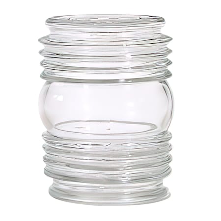 Satco Clear Porch Glass Shade Diameter 3-3/4 inch Height 4-1/2 inch Fitter 3-1/4 inch 50/114