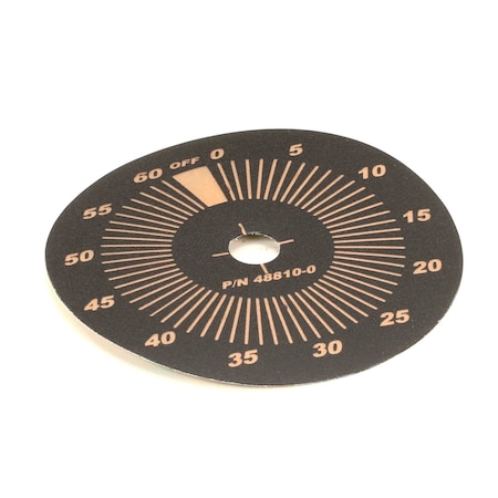 Montague Overlay/Decal, 60HZ Timer, Off-0-60 48810-0