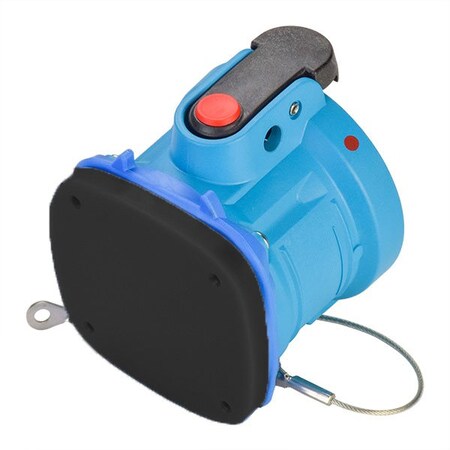 Meltric PLUG CAP LOCKING POLY BLUE SIZE 3 61-6A826