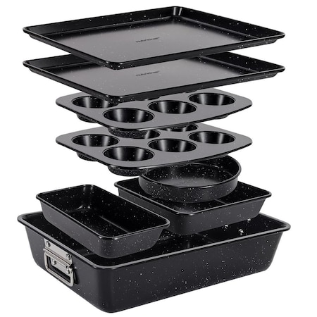 Nutrichef 8-Piece Stackable Bakeware Set NCBKSTK13