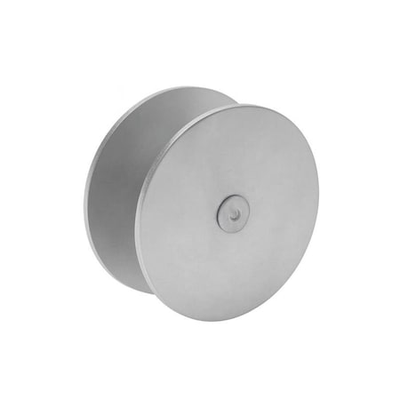 Taco 2-3/8 in. Door Hole Filler Cover in Brushed Chrome for HVB Series DL-DX161-US26D