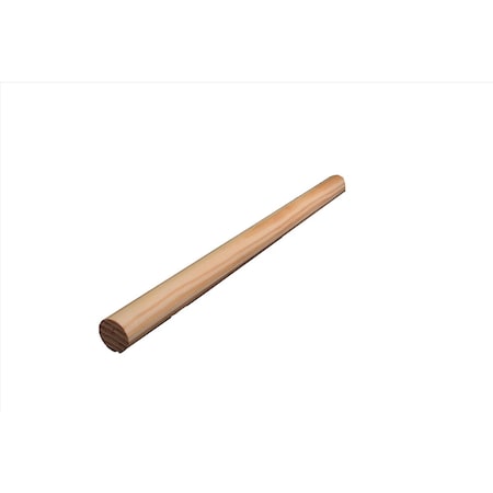 Alexandria Moulding Round Wood Dowel 1.313 in. D X 72 in. L Natural  00233-VB072C1