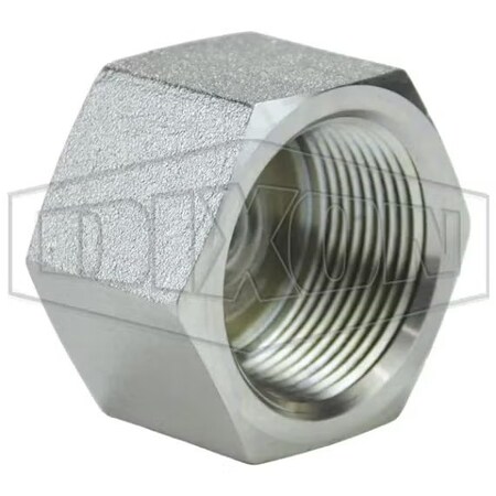 Dixon Hex Cap, 1-1/4-11-1/2 Nominal, FNPT, Steel, Domestic 5406C-20