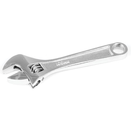 Performance Tool 4 in. Chrome Alloy Steel Adjustable Wrench W30704