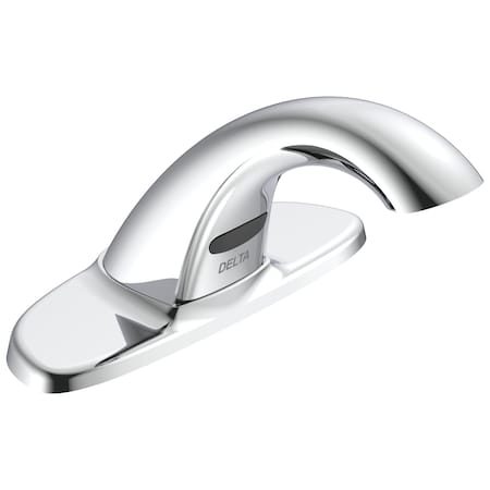 Delta Commercial Hdf Battery Electronic Lav Faucet, Vr 0.5 Gpm, L/Grid Strainer In Chrome 591-TFLGHGMHDF