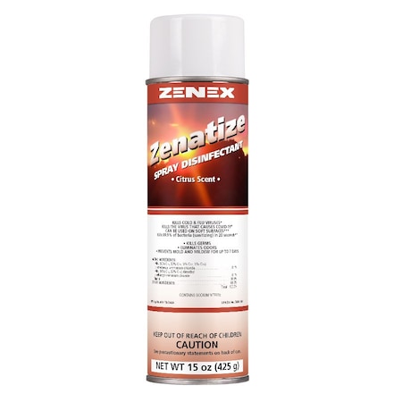 Zenex Zenatize Citrus Disinfectant net 15oz., 12PK 495565
