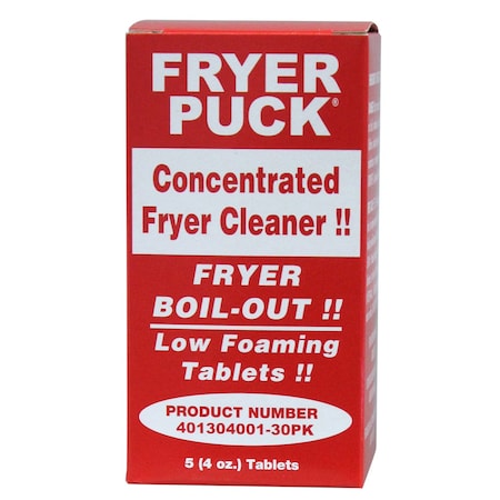 Quest Specialty Fryer Puck 4oz Deep Fryer Cleaner Tablets, 5PK 401304001