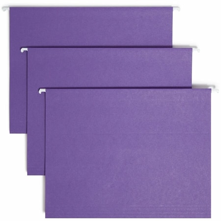 Zoro Select Hanging File Folder, Purple, PK25 64072