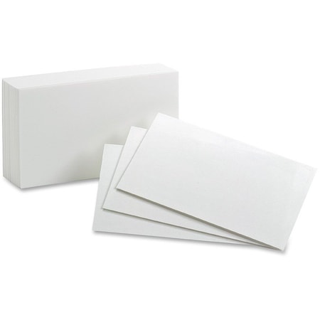 Tops Business Forms Oxford, Unruled Index Cards, 3 X 5, White, 100PK 30