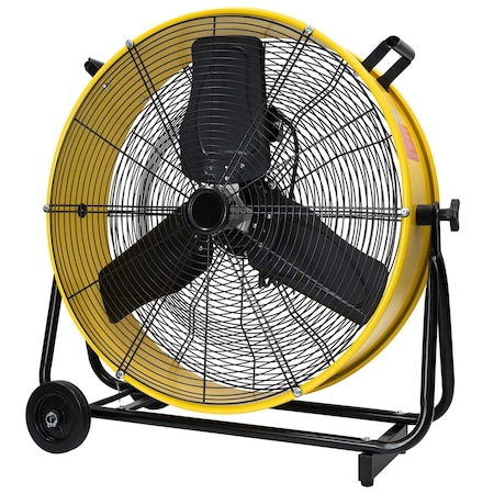 Edendirect High Velocity Drum Fan, 24 in Blade Dia, 120V, 7,800/9,200 cfm IR-FAND24E